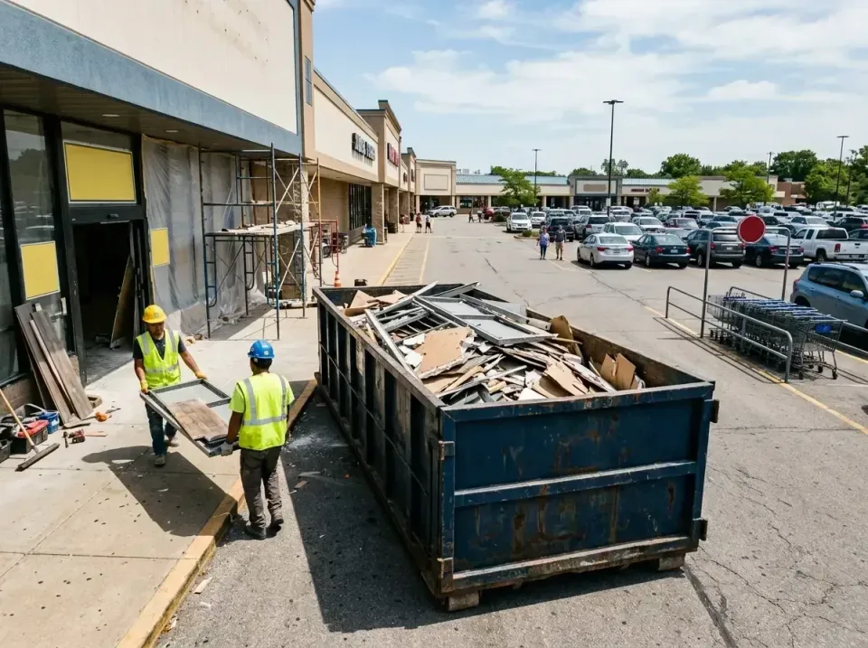 retail-store-renovation-debris-003 — frequently asked questions, Roll-off Dumpster Rentals in Hebron, IN